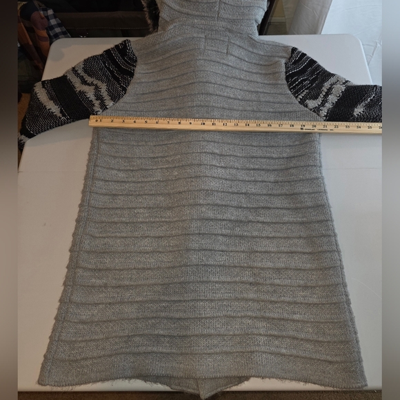 LCR Black Edition Gray Black Hooded Sweater Jacket Slim Size Large BW3175 - Picture 10 of 11